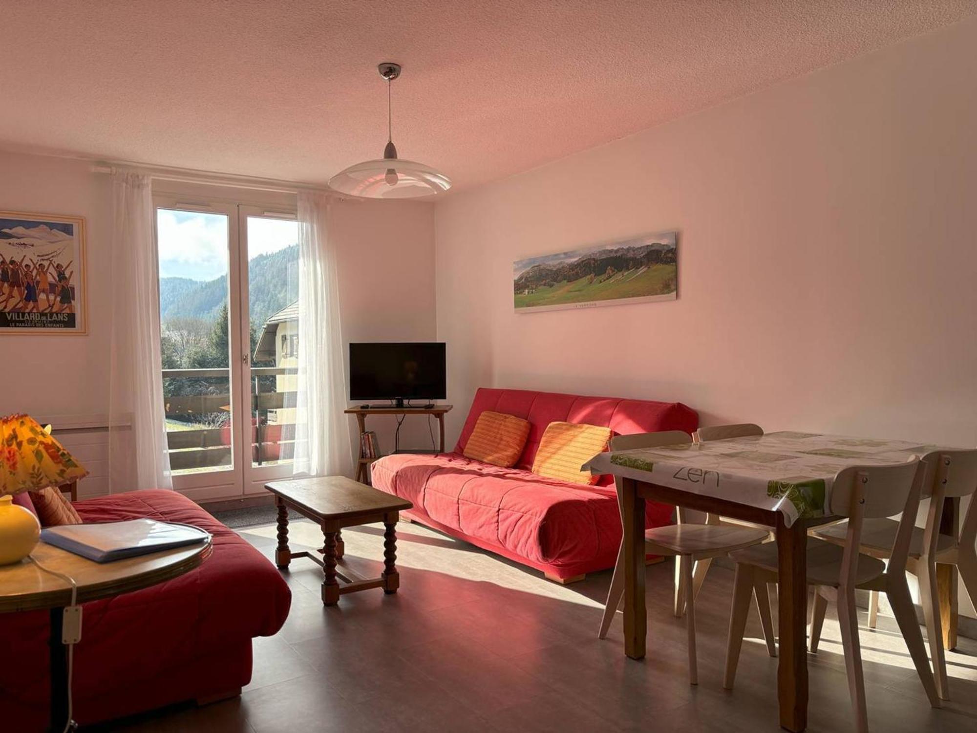 Appartement Cosy, Balcon Sud, 2 Chambres, Parking Gratuit A 10 Min Du Centre Et Proche Ski ! - Fr-1-548-4 Villard-de-Lans Exteriér fotografie